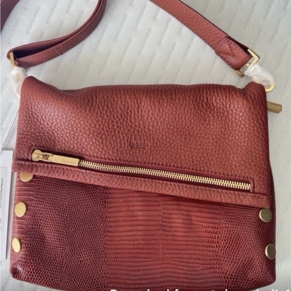 Hammitt Handbags - Hammitt Redwood Lizard Leather Crossbody